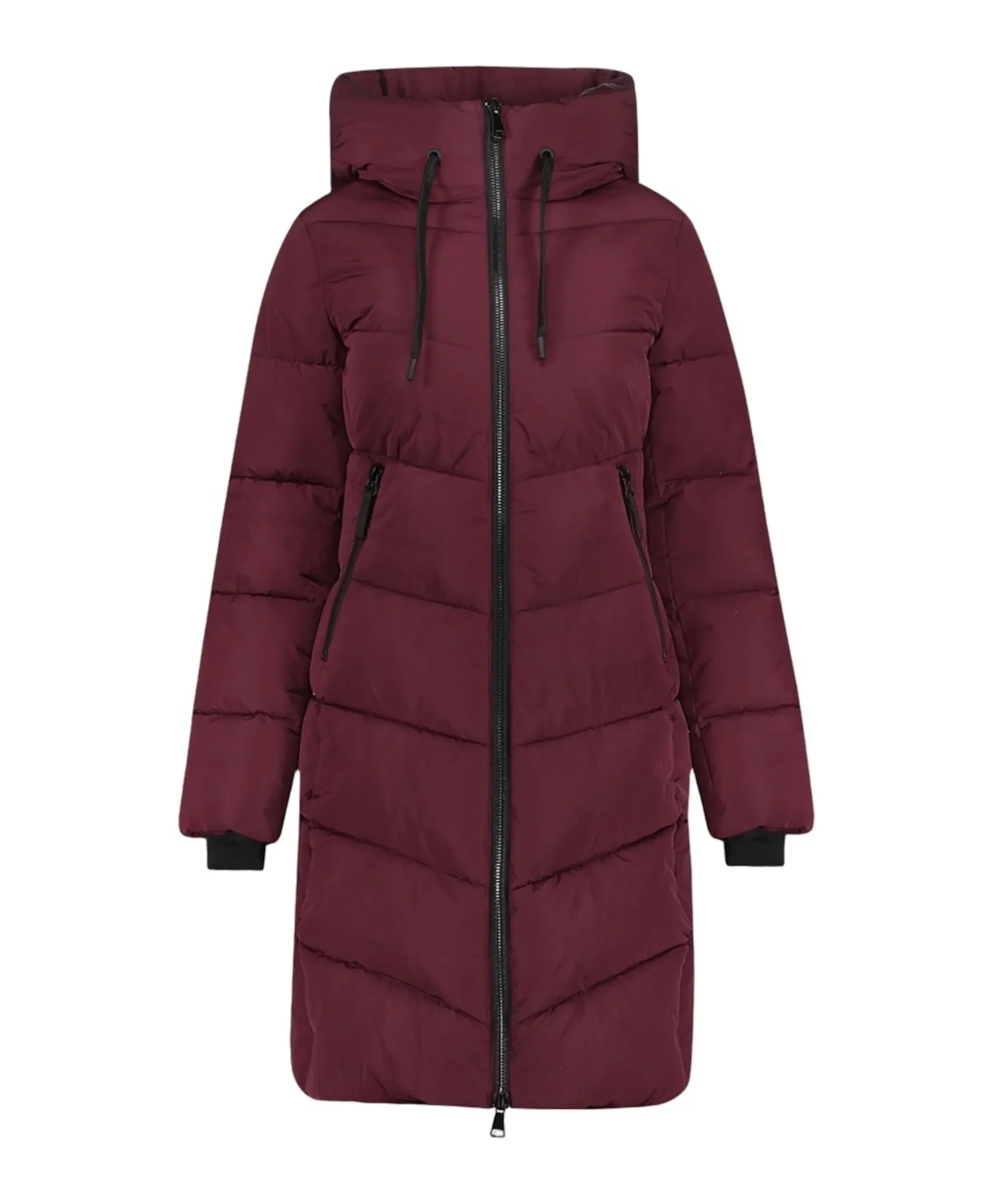 Dames jas bordeaux