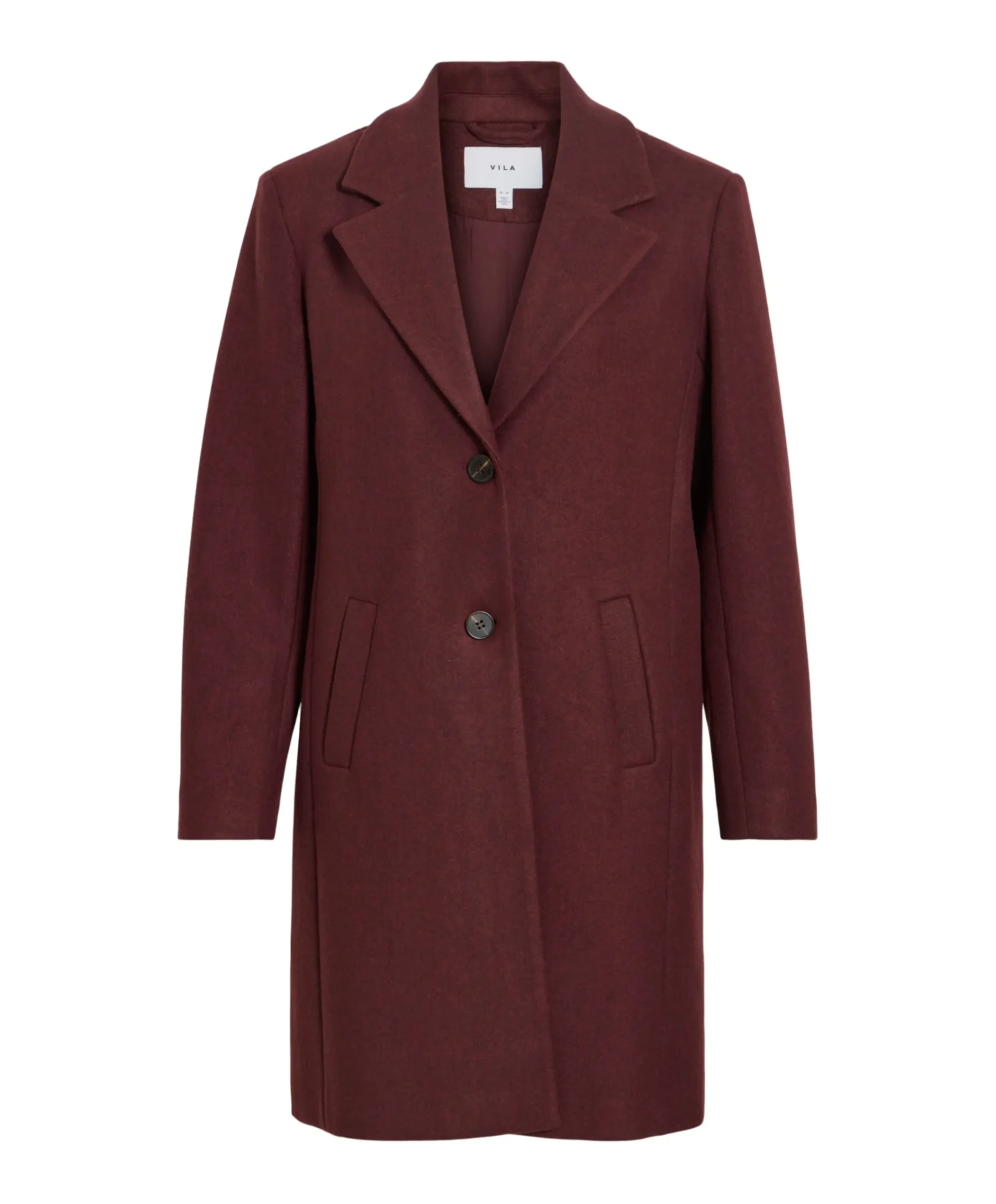 Dames jas bordeaux