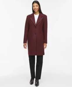 Dames jas bordeaux