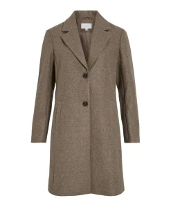 Dames jas bruin