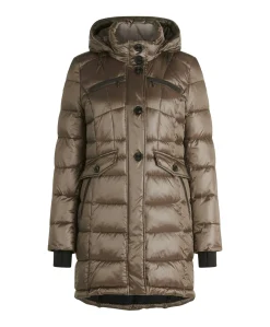 Dames jas bruin