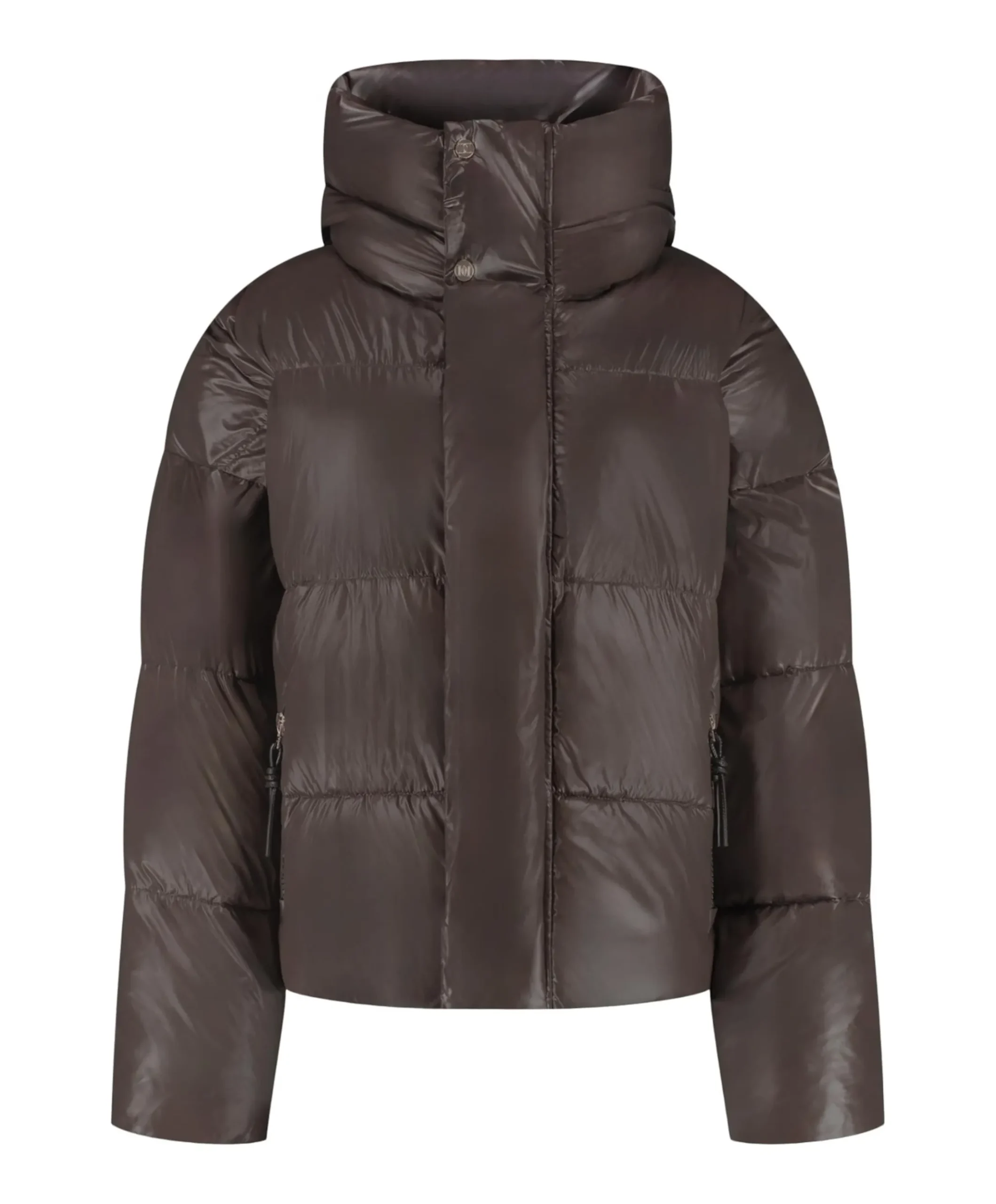 Dames jas bruin