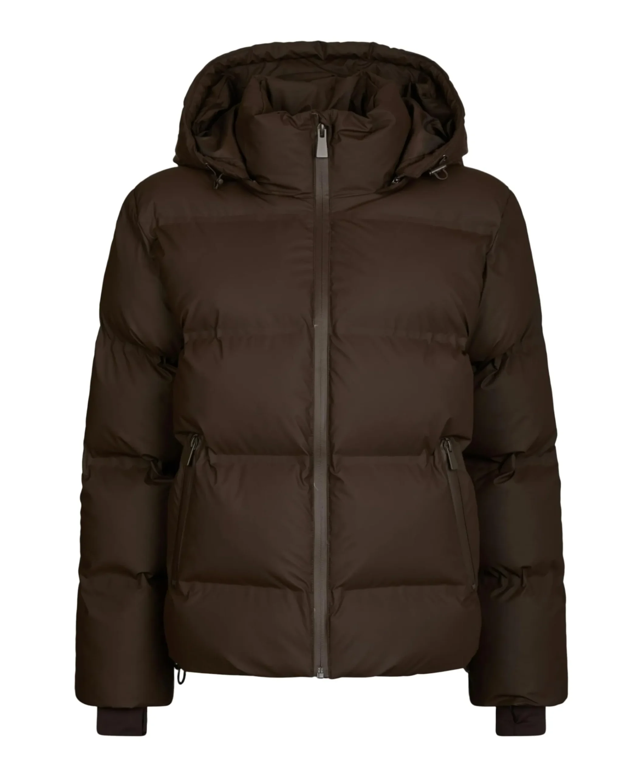 Dames jas bruin
