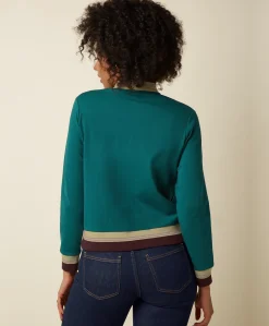 Dames jas groen