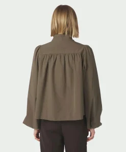 Dames jas groen