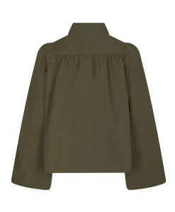 Dames jas groen