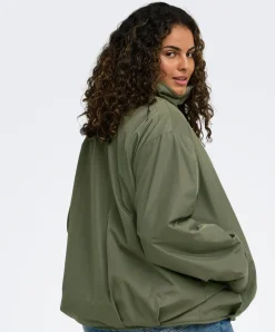 Dames jas groen