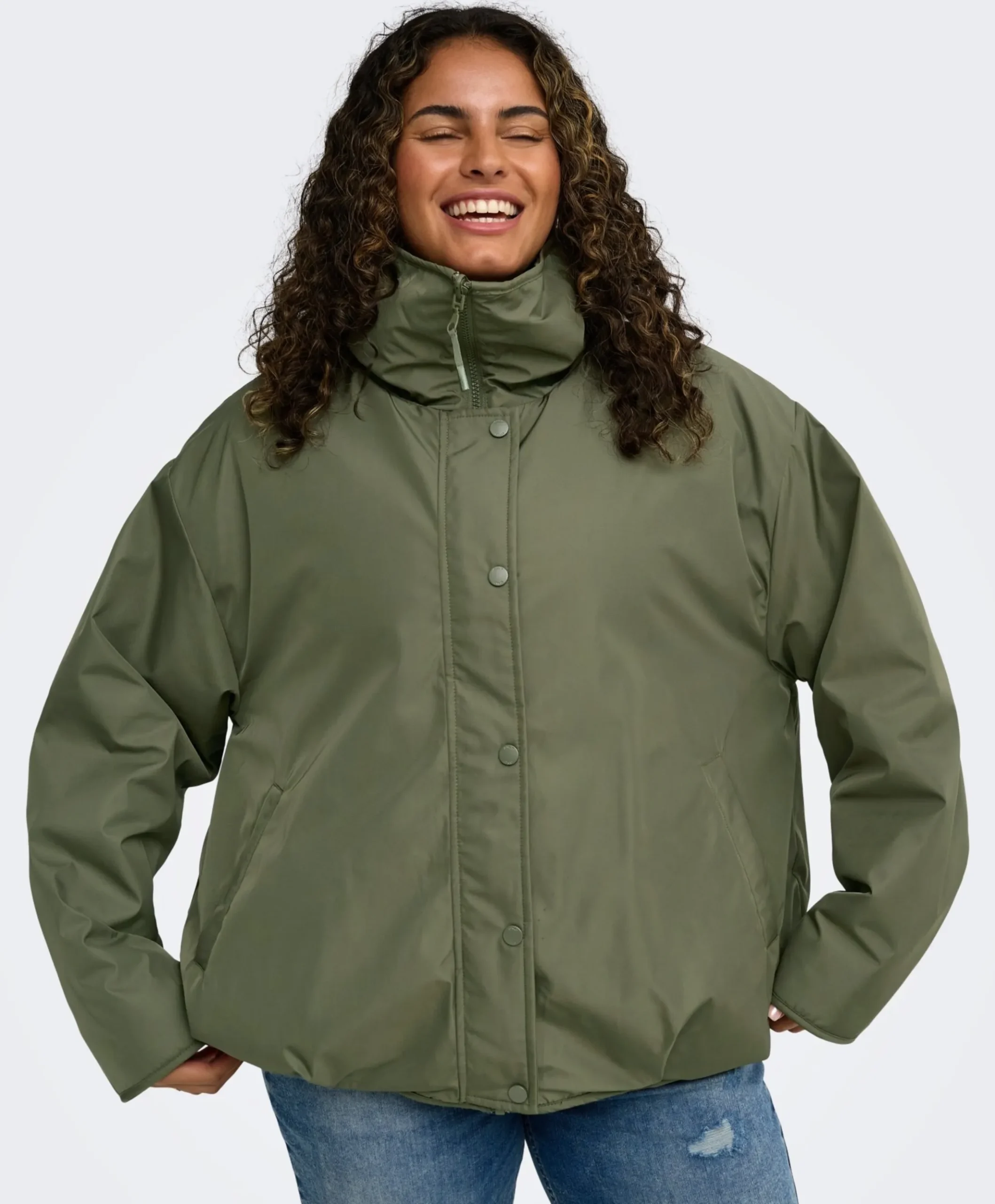 Dames jas groen