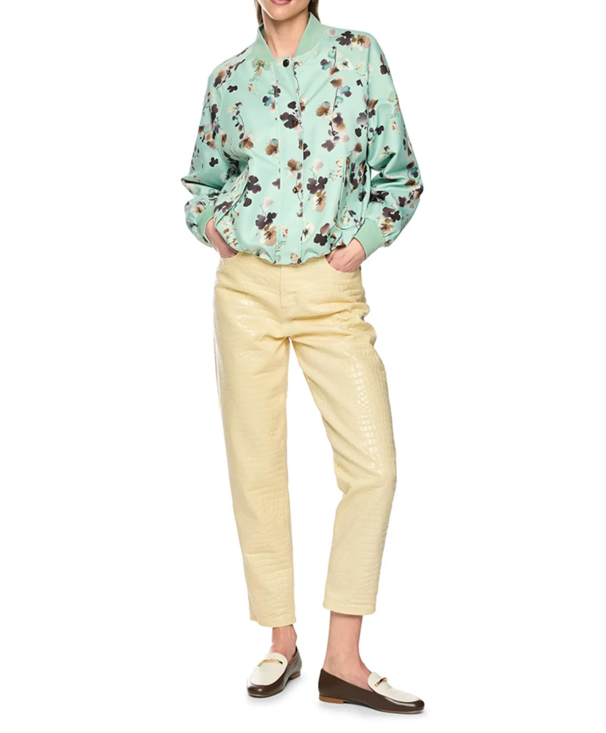 Dames jas groen