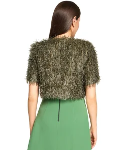 Dames jas groen
