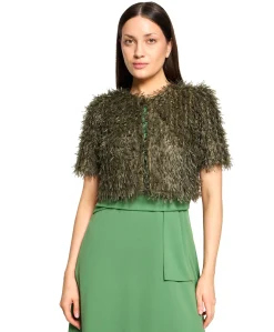 Dames jas groen