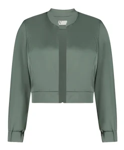 Dames jas groen