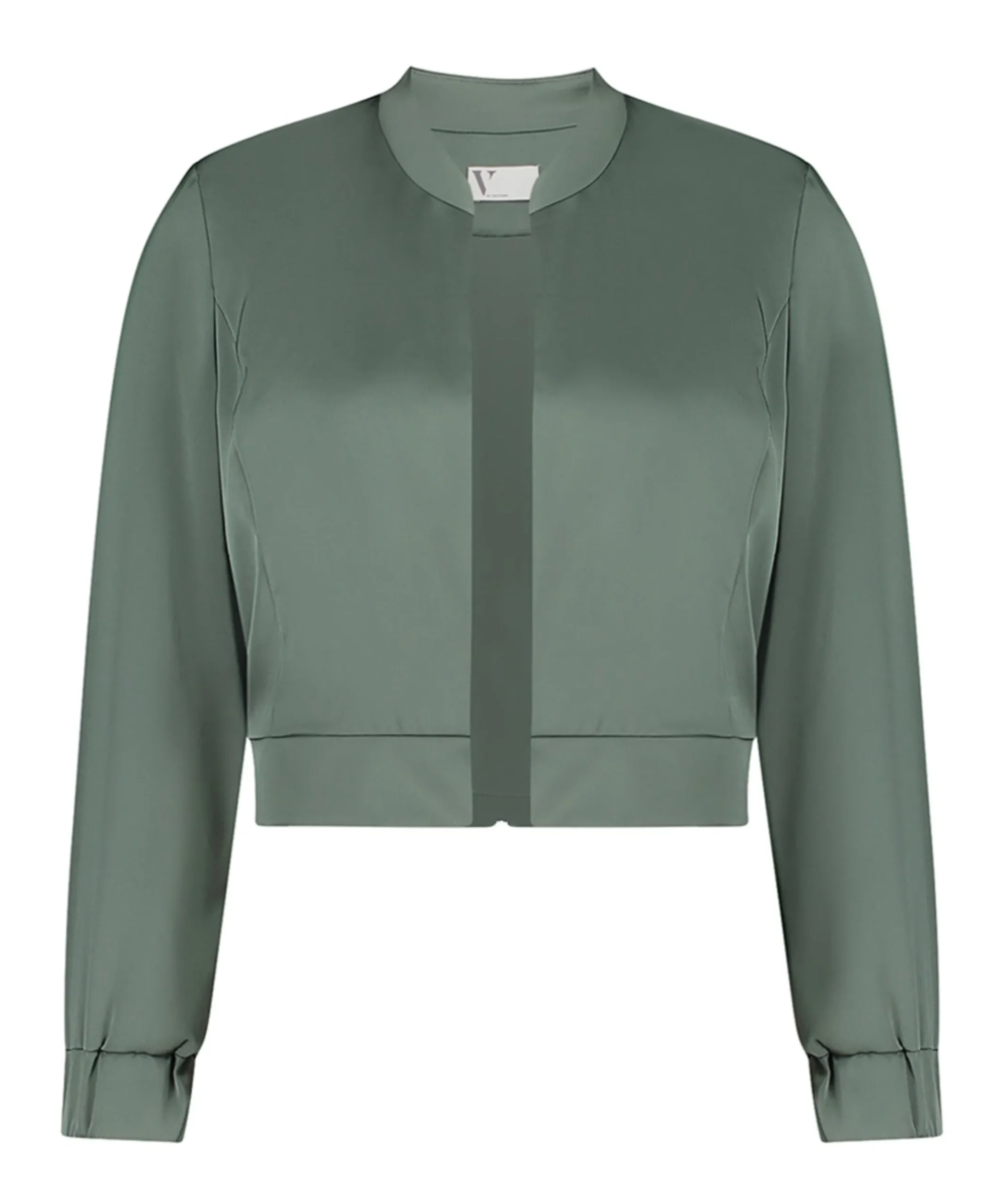 Dames jas groen
