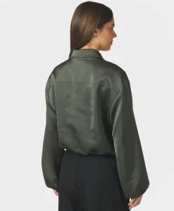 Dames jas groen