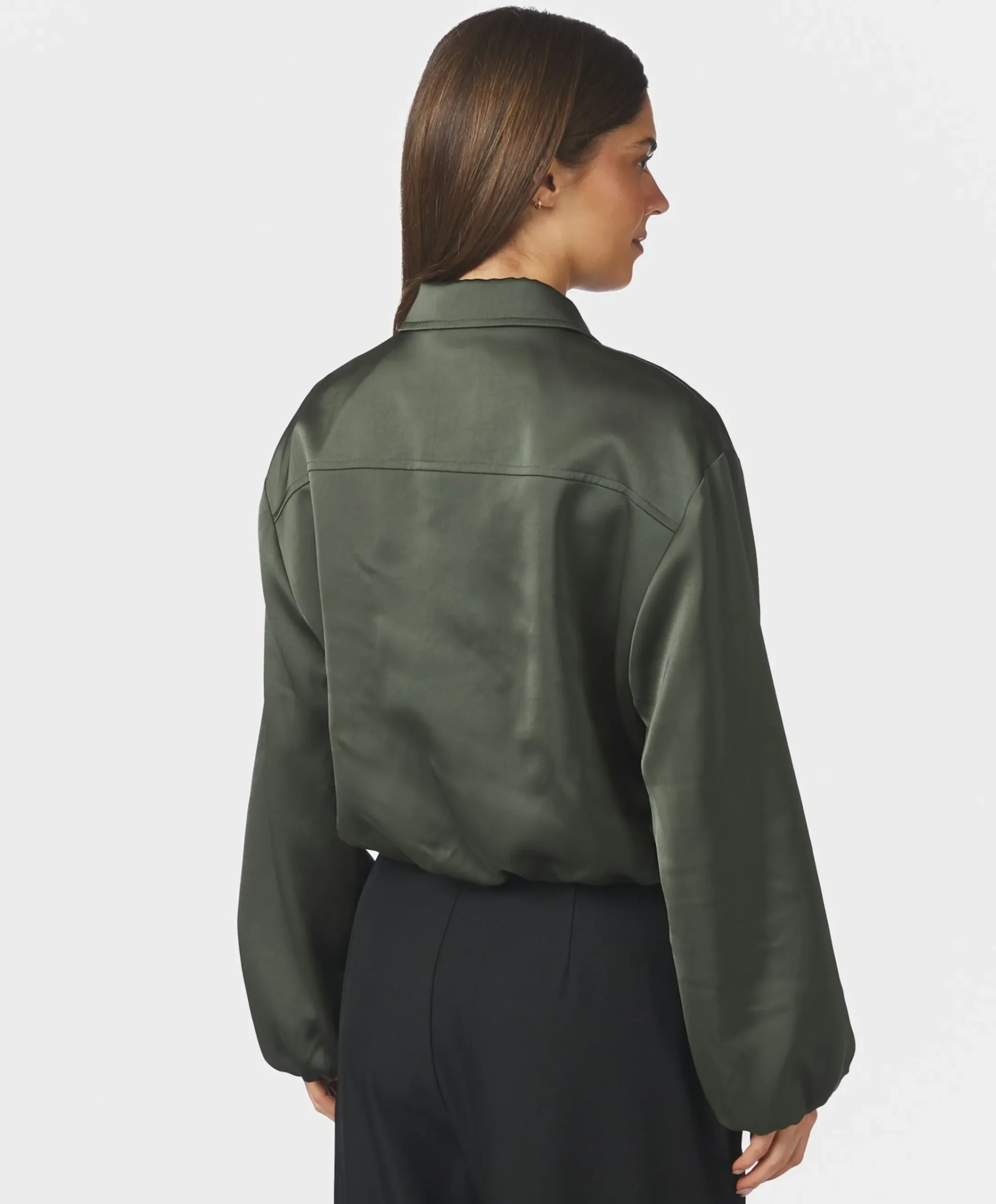 Dames jas groen