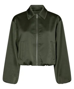 Dames jas groen