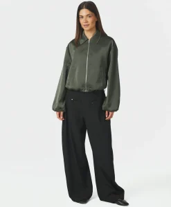 Dames jas groen