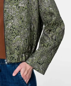 Dames jas groen