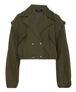 Dames jas groen