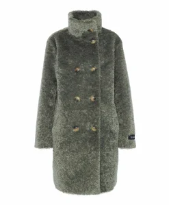 Dames jas groen