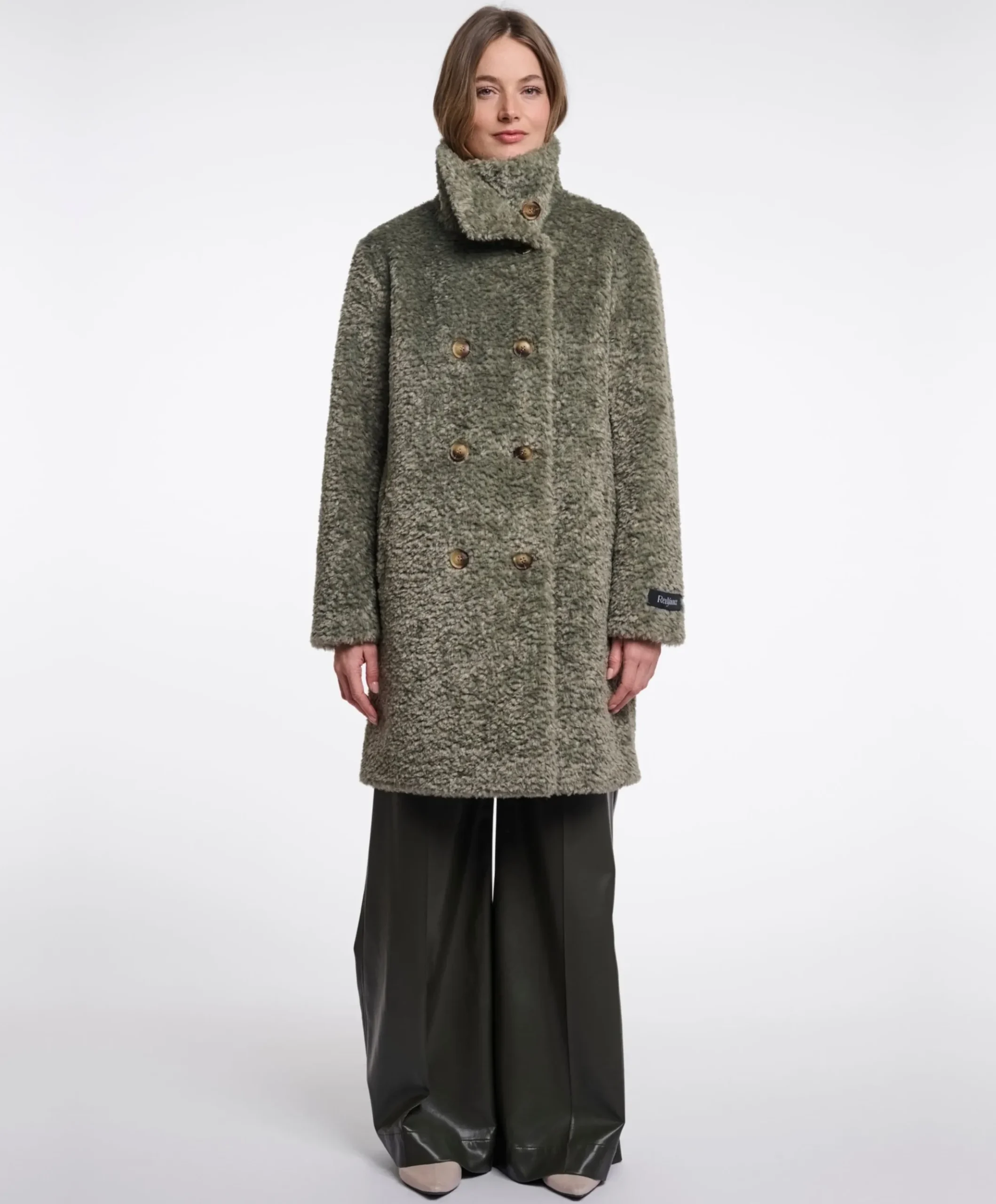 Dames jas groen