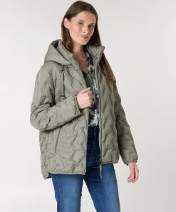 Dames jas groen