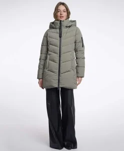 Dames jas groen