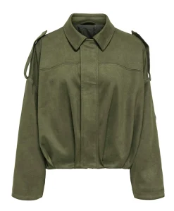 Dames jas groen