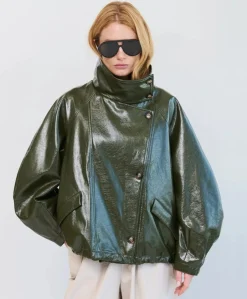 Dames jas groen