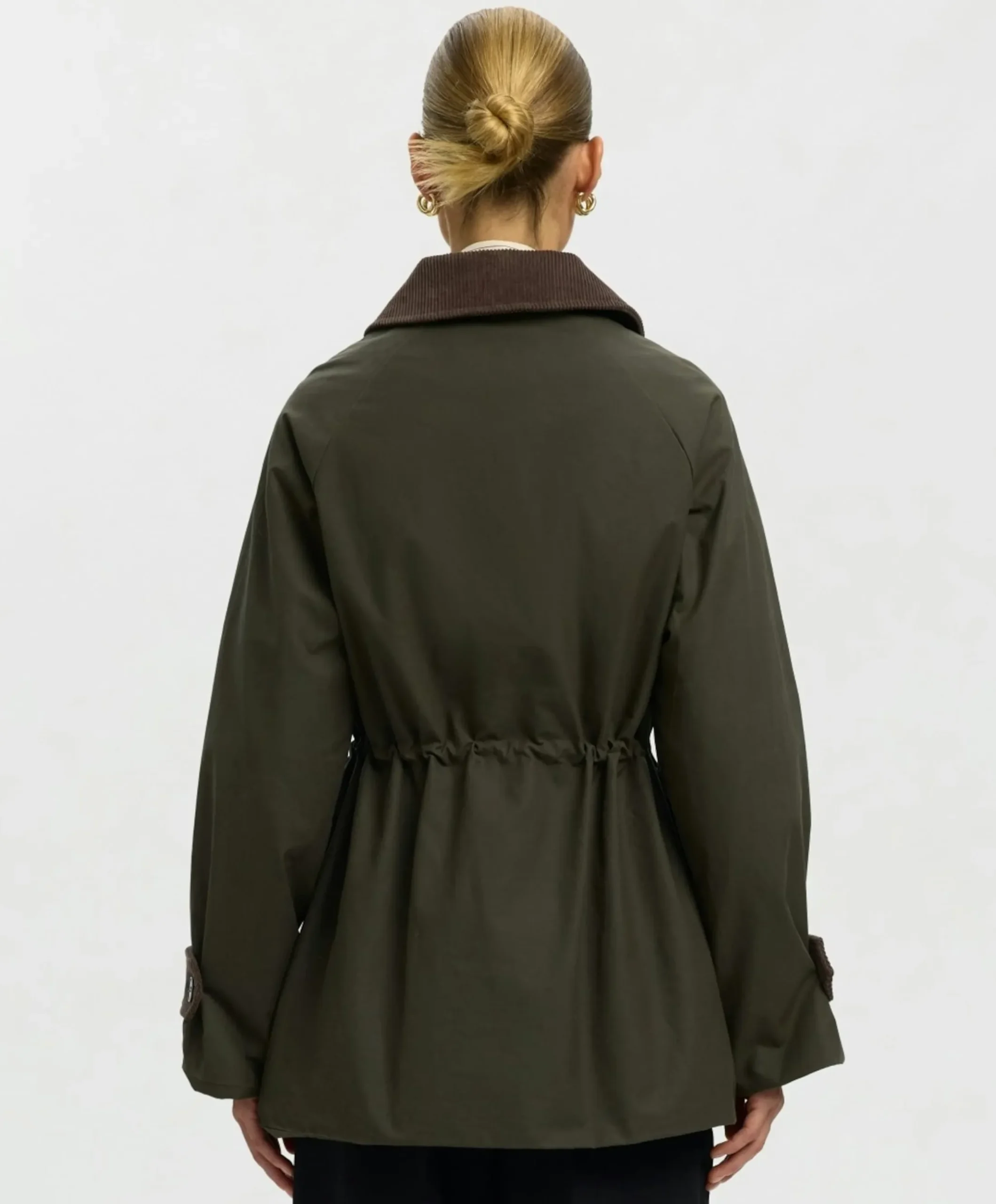 Dames jas groen
