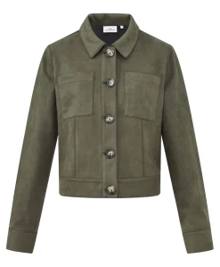 Dames jas groen