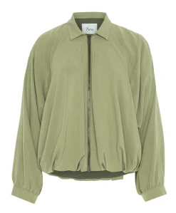 Dames jas groen