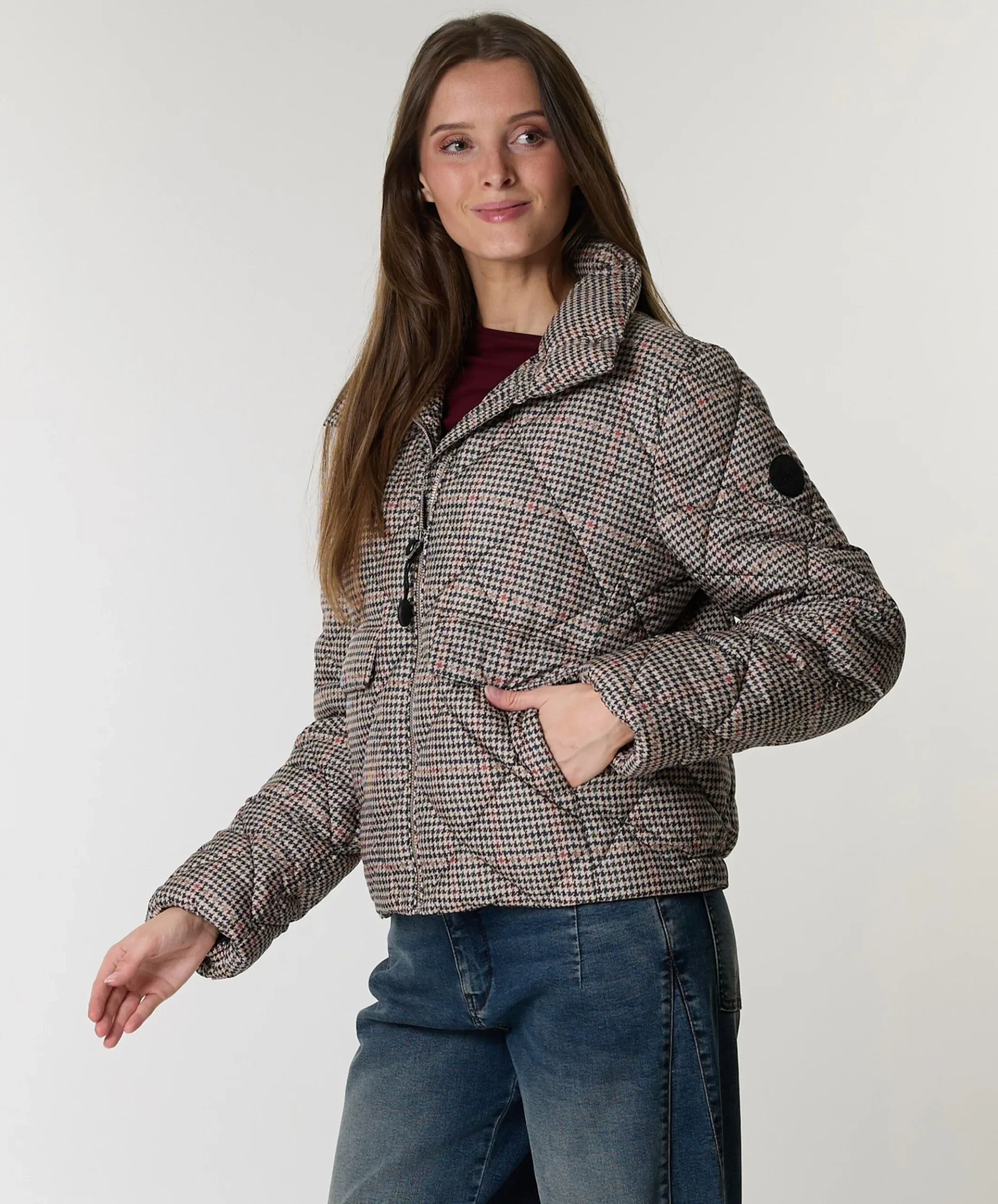 Dames jas multicolor