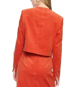 Dames jas oranje