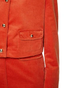 Dames jas oranje