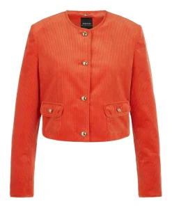Dames jas oranje
