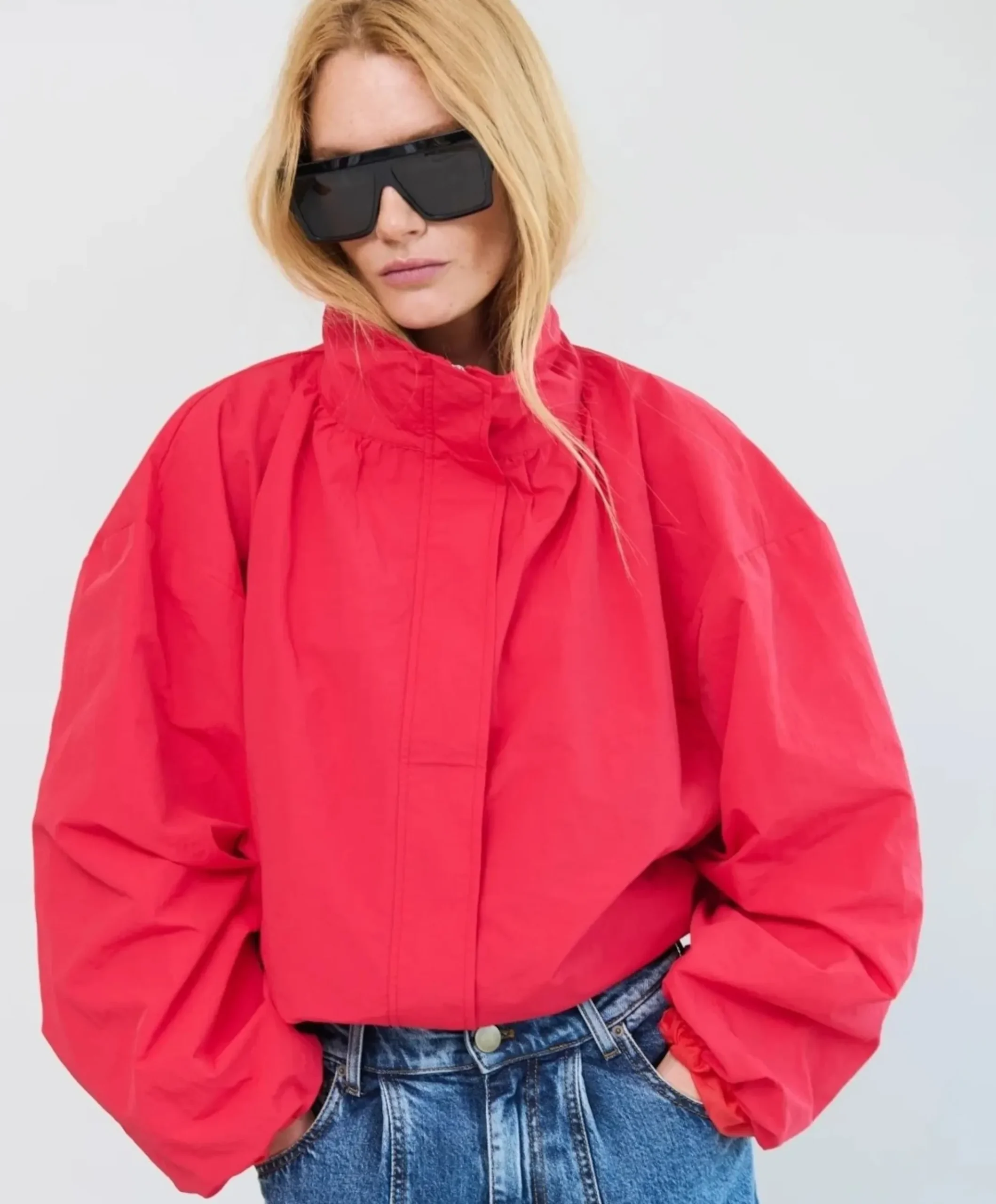 Dames jas rood