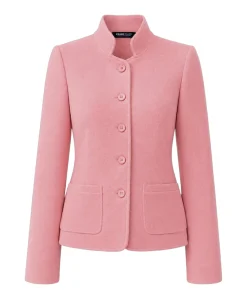 Dames jas roze