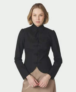 Dames jas zwart