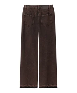 dames jeans bruin