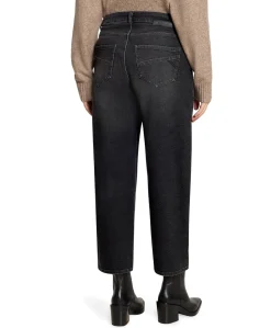 7/8 dames jeans zwart