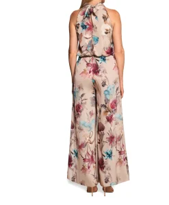dames jumpsuit beige