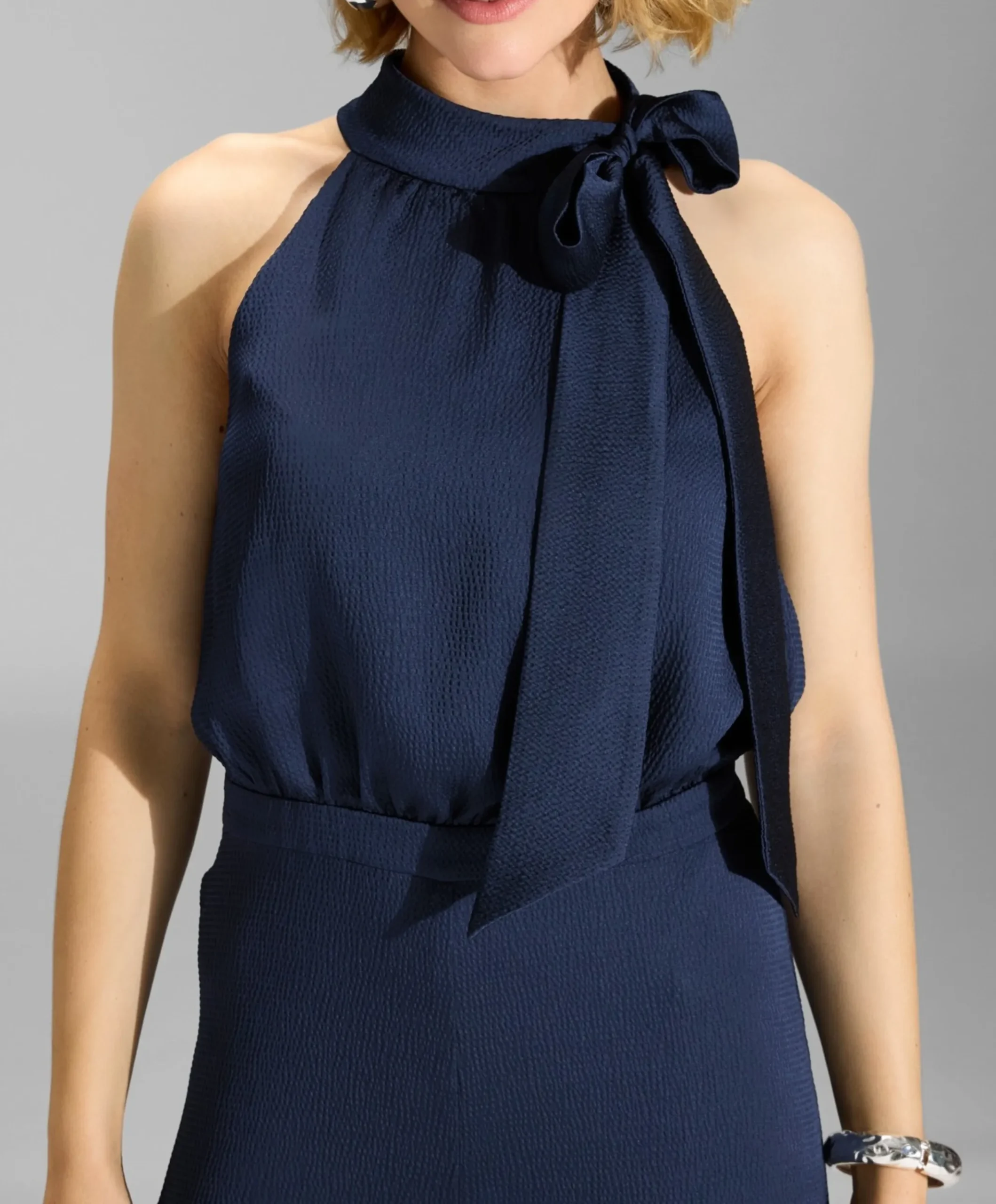 dames jumpsuit blauw