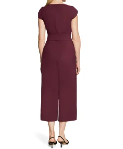dames jumpsuit bordeaux