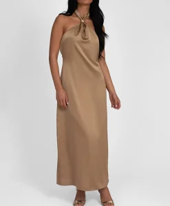 Dames jurk beige