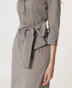 Dames jurk beige
