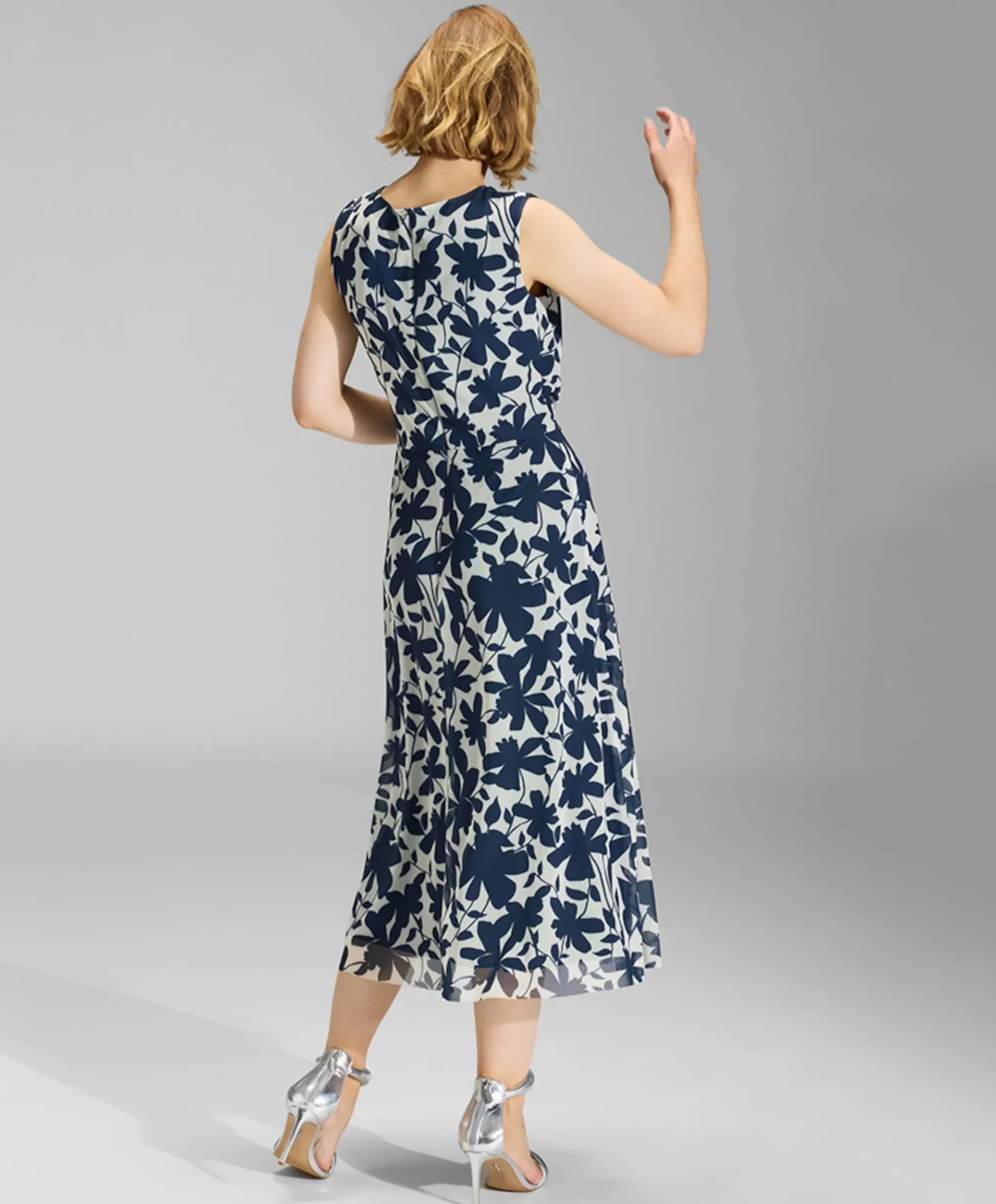 Dames jurk blauw