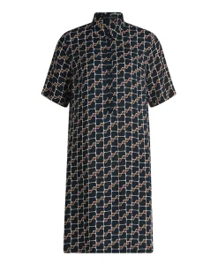 Dames jurk blauw