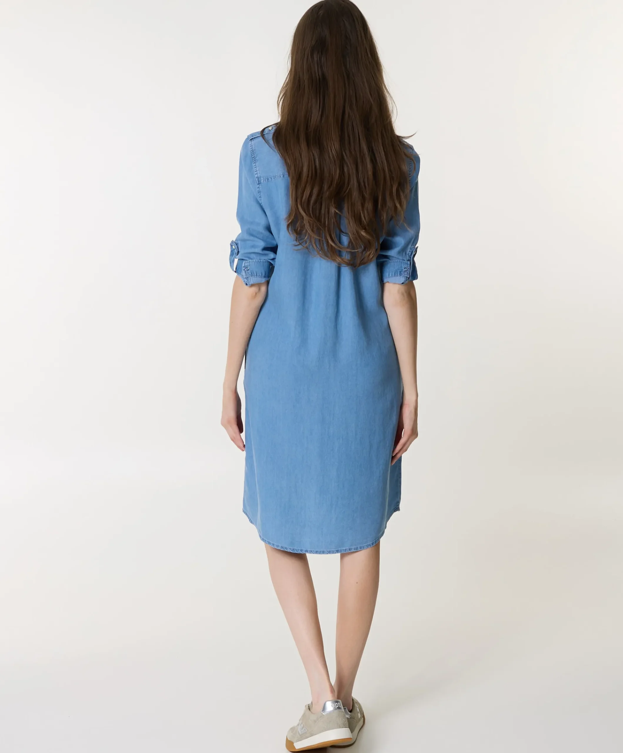 Dames jurk blauw