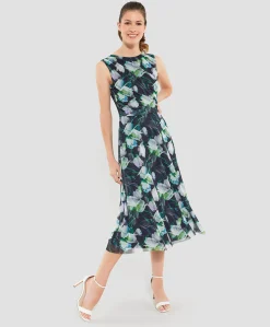 Dames jurk blauw